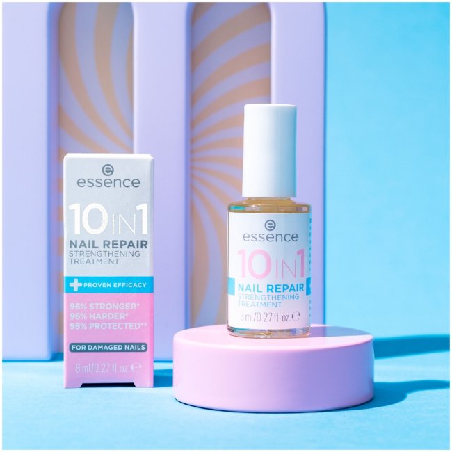 Укрепляющее средство essence 10IN1 для восстановления ногтей 8 мл