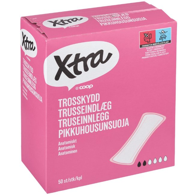 Прокладки ежедневные X-tra, 50 шт/уп