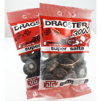 Конфеты с лакрицей Dragster 3000, 50 гр Конфеты с лакрицей Dragster 3000, 50 гр