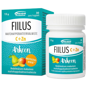 Молочнокислые бактерии с цинком Fiilus Arkeen C+Zn (груша и манго) 30 капсул