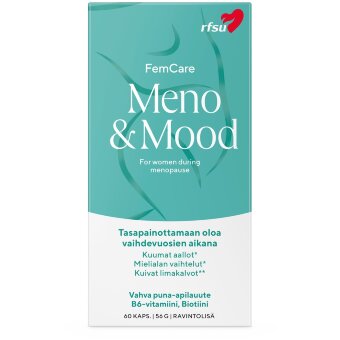 Биологически активные добавки RFSU Meno & Mood 60 шт при симптомах менопаузы