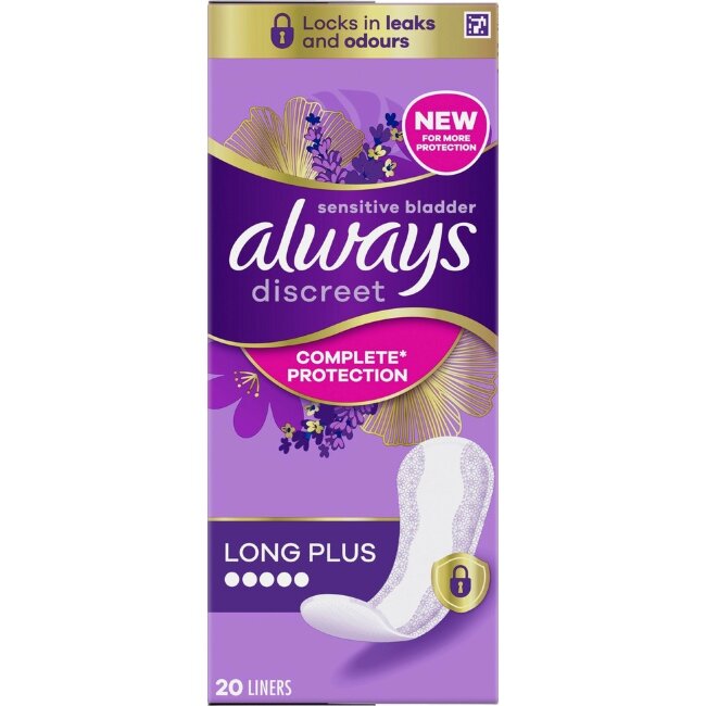 Прокладки для интимной гигиены Always Discreet Long Plus 20 шт