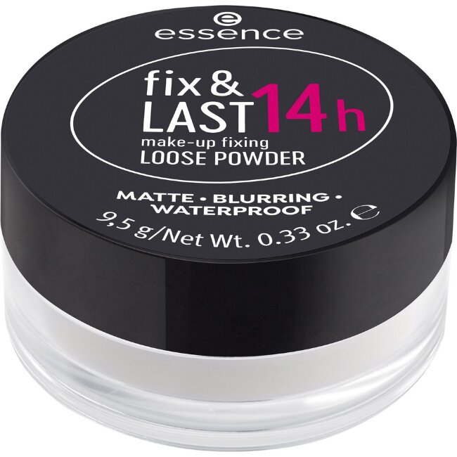Рассыпчатая пудра для закрепления макияжа essence fix & LAST 14 ч 9,5 гр Рассыпчатая пудра для закрепления макияжа essence fix & LAST 14 ч 9,5 гр