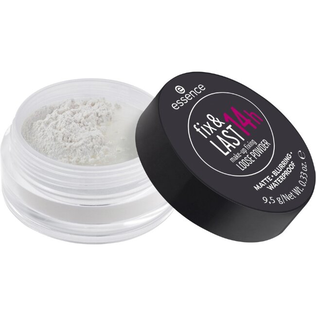 Рассыпчатая пудра для закрепления макияжа essence fix & LAST 14 ч 9,5 гр Рассыпчатая пудра для закрепления макияжа essence fix & LAST 14 ч 9,5 гр