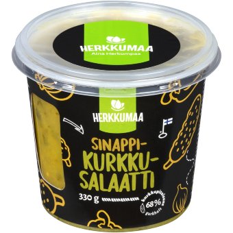 Салат из огурцов с горчицей Herkkumaa 330 гр