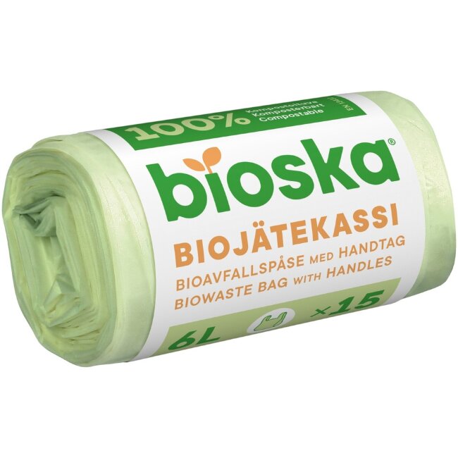 Мусорный био пакет Bioska 6L Мусорный био пакет Bioska 6L