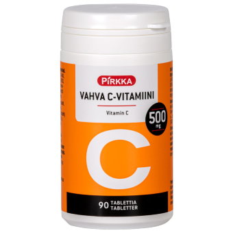 Витамин С Pirkka (апельсин) 500 мг 90 шт