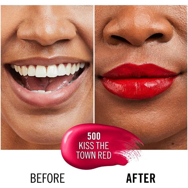 Жидкая губная помада Rimmel Lasting Provocalips 7 мл 500 Kiss the Town Red