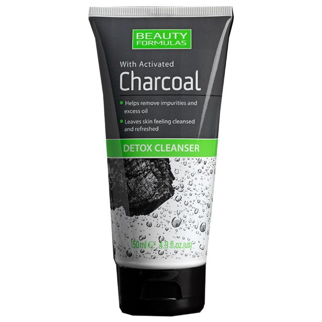 Средство для очищения лица с углем Beauty Formulas Detox Cleanser 150 мл