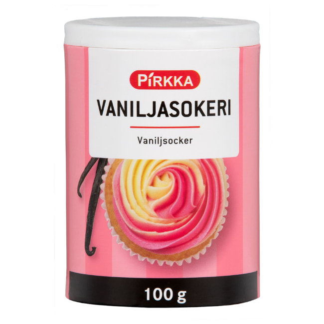 Ванильная сахарная пудра Pirkka 100 гр