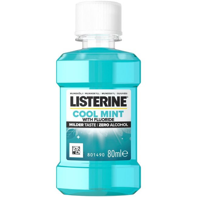Ополаскиватель для полости рта Listerine Cool Mint с мягким вкусом 80 мл