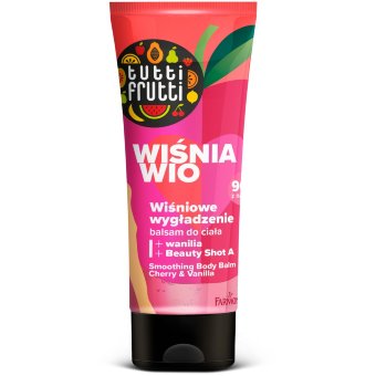 Успокаивающий крем для тела Tutti Frutti с вишней и ванилью 200 мл