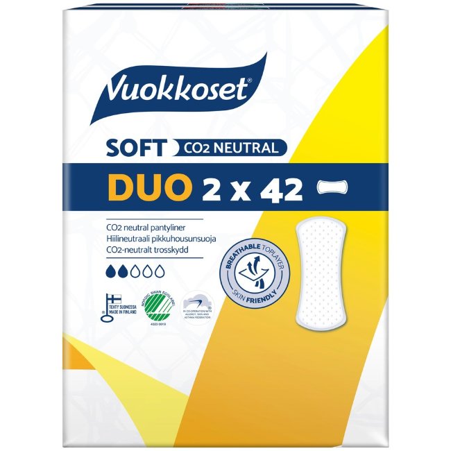 Ежедневные  прокладки Vuorroset Soft 2х42 шт