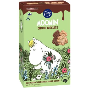 Детское печенье с шоколадом Moomin 175 гр