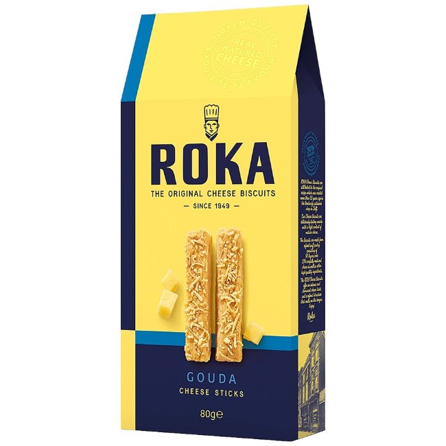 Хрустящие сырные палочки ROKA Gouda 80 гр