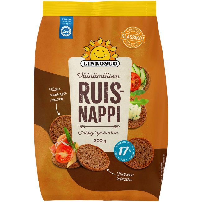Ржаные хлебцы Linkosuo Väinämöisen 300 гр
