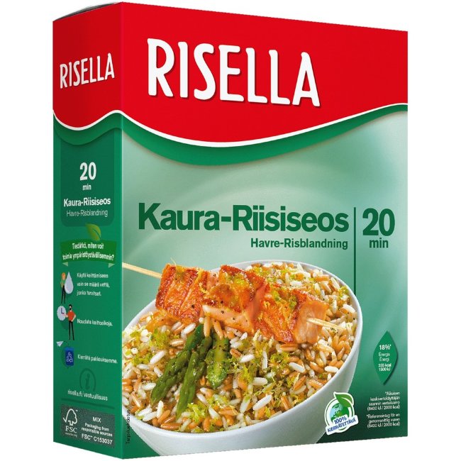 Смесь овса и риса Risella 800 гр