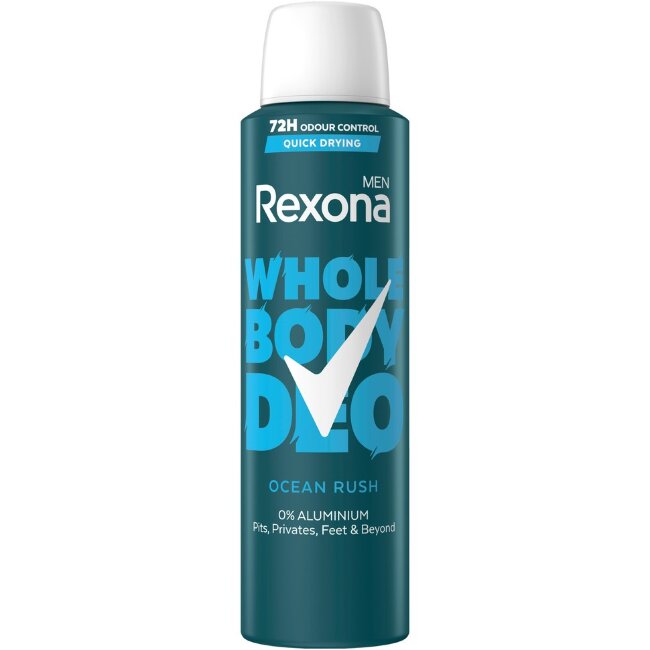 Дезодорант-спрей для всего тела Rexona Men Ocean Rush 150 мл