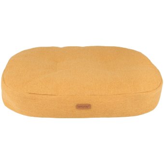 Овальная лежанка для собак amiplay желтая M 61x52x9 см