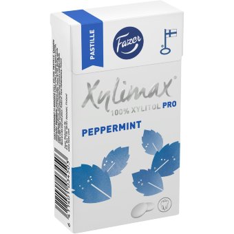 Пастилки с ксилитом (перечнная мята) Xylimax Peppermint Fazer 38 гр