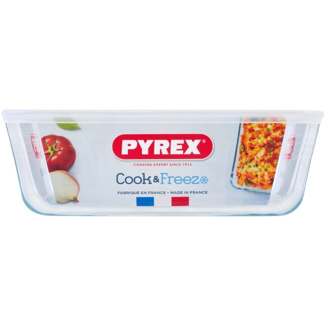 Стеклянная форма для запекания с крышкой Pyrex Cook & Freeze 25x19 см Стеклянная форма для запекания с крышкой Pyrex Cook & Freeze 25x19 см