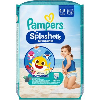 Плавательные подгузники Pampers Splashers S4-5 9-15 кг 11 шт