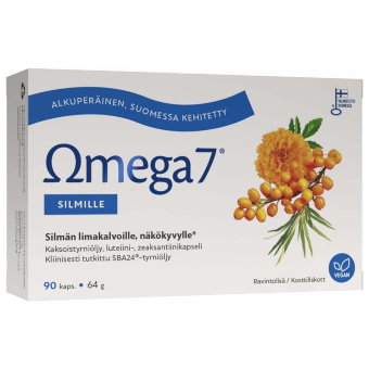 Витамины для глаз Omega7 с лютеином и зеаксантином 90 капсул Aromtech