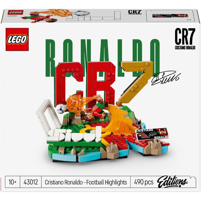 Конструктор LEGO® Editions Football 43012 Cristiano Ronaldo – звездные моменты футбола Конструктор LEGO® Editions Football 43012 Cristiano Ronaldo – звездные моменты футбола
