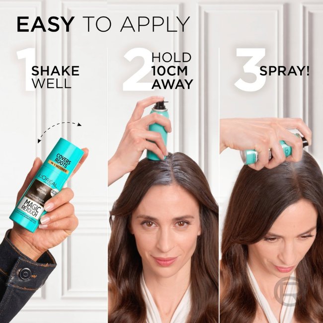 Спрей-краска для корней L'Oréal Paris Magic Retouch холодный коричневый 75 мл