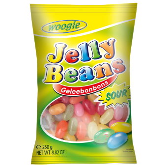 Конфеты жевательные "с кислинкой" Jelly Beans Woogie 250 гр