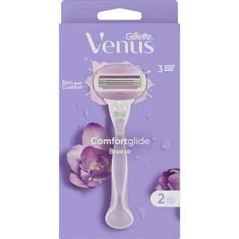 Станок Gillette Venus Comfortglide Breeze с ручкой + 2 лезвия