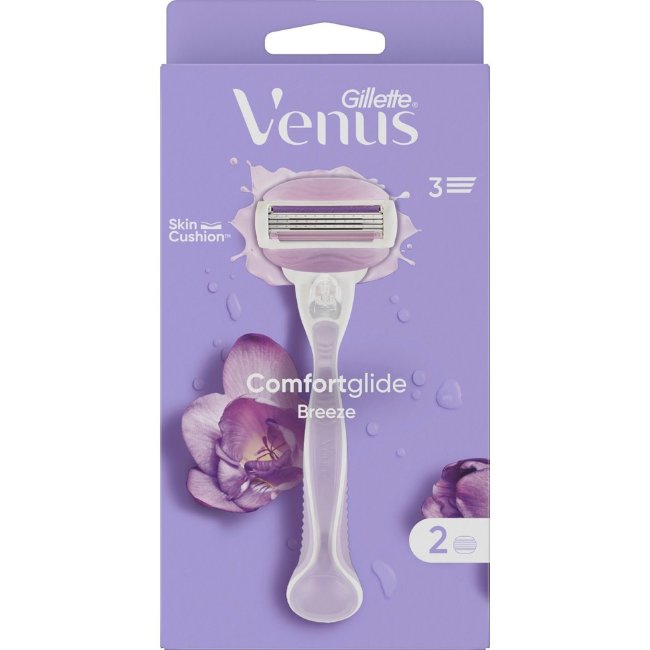 Станок Gillette Venus Comfortglide Breeze с ручкой + 2 лезвия