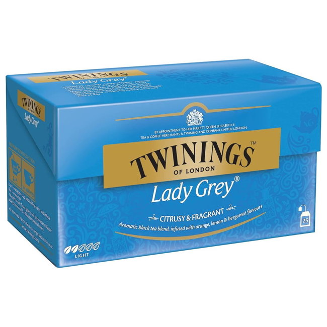 Чай Twinings апельсин и лимон 25пак x2 гр Lady Grey