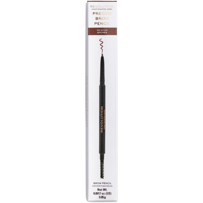 Фломастер для бровей Revolution precise brow 5 г средне-коричневый Фломастер для бровей Revolution precise brow 5 г средне-коричневый
