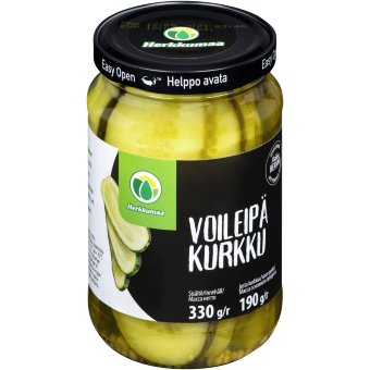 Маринованные огурцы Herkkumaa 330/190 гр