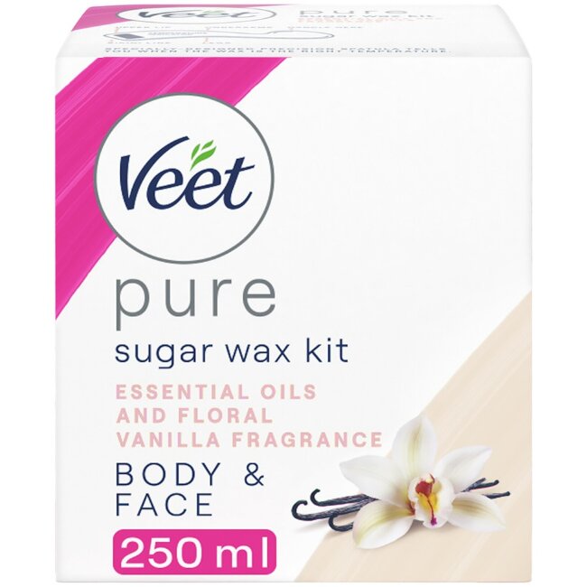 Кукурузный воск для депиляции Veet Pure ваниль 250 мл Кукурузный воск для депиляции Veet Pure ваниль 250 мл