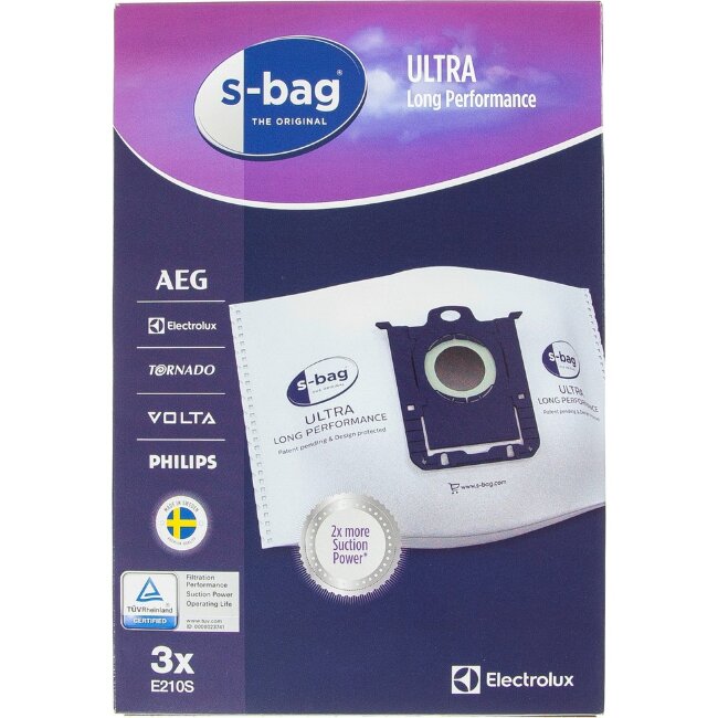 Пылесборники Electrolux S-bag Ultra Long Performance E210S 3 шт