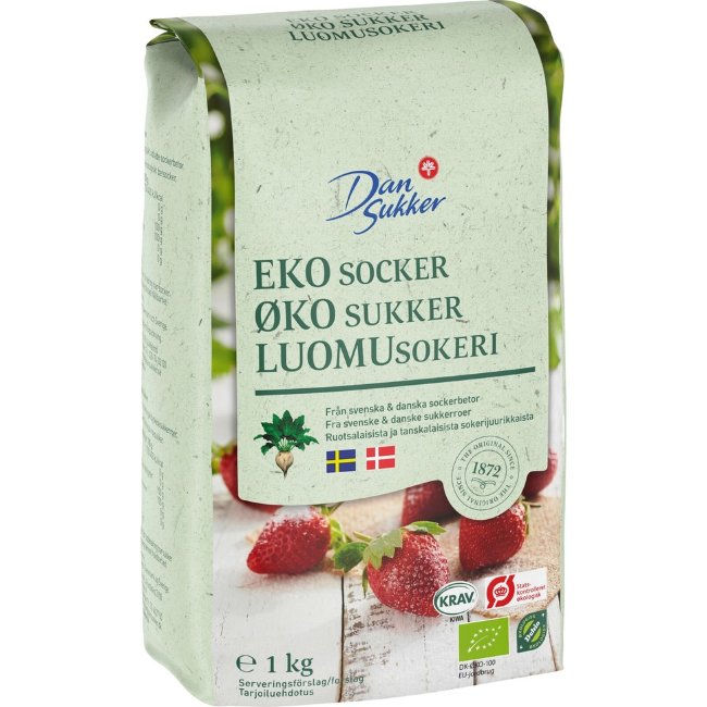 Органический сахар Dansukker 1 кг