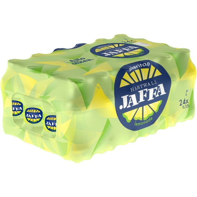 Безсахарный освежающий напиток Hartwall Jaffa Lemonade (уп 24 шт) 0,33 л