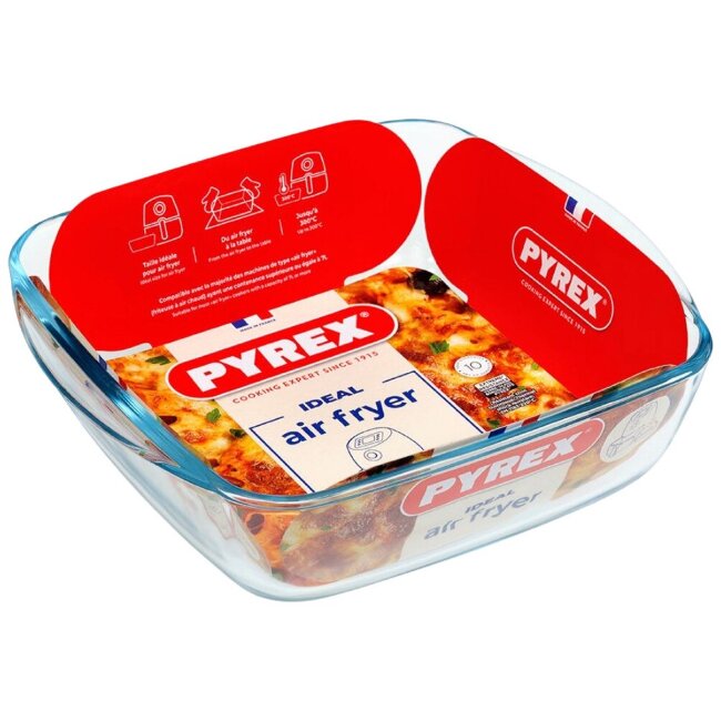 Стеклянная форма для духовки Pyrex 2,2 л для аэрогриля Стеклянная форма для духовки Pyrex 2,2 л для аэрогриля
