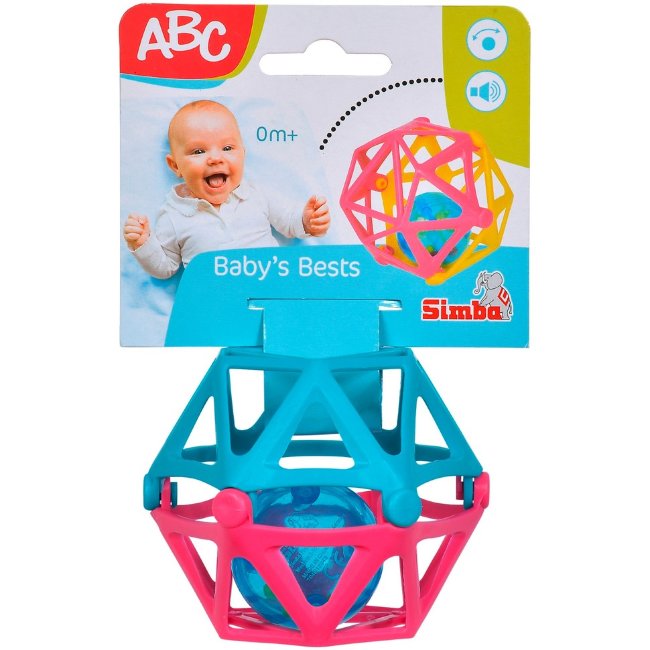 Мягкий кубик-игрушка ABC с погремушкой, набор из 4 разных, упаковка содержит один товар