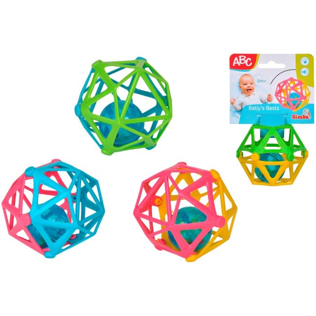 Мягкий кубик-игрушка ABC с погремушкой, набор из 4 разных, упаковка содержит один товар