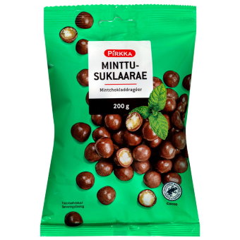 Шоколадные конфеты Pirkka (мята) 200 гр Шоколадные конфеты Pirkka (мята) 200 гр
