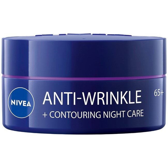 Ночной крем для контура лица и против морщин NIVEA Anti-Wrinkle Contouring 65+ 50 мл