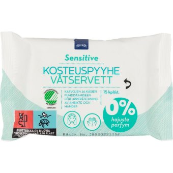 Влажные салфетки Rainbow Sensitive 15 шт