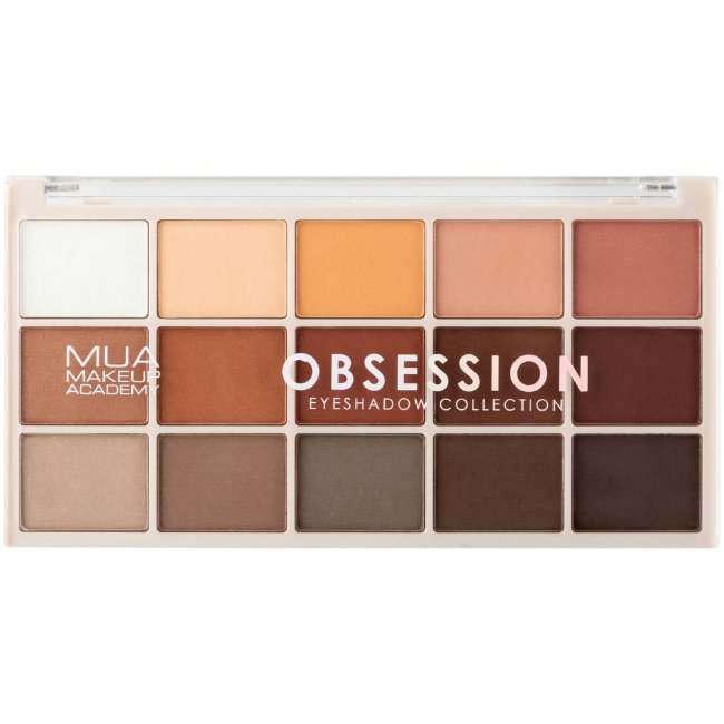 Палетка теней для век MUA Make Up Academy 15 оттенков 12 гр Obsession Палетка теней для век MUA Make Up Academy 15 оттенков 12 гр Obsession