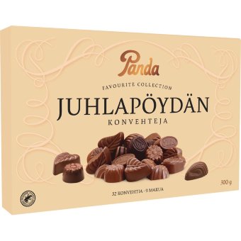 Конфеты рождественские Panda Juhlapoydan 300 гр Конфеты рождественские Panda Juhlapoydan 300 гр