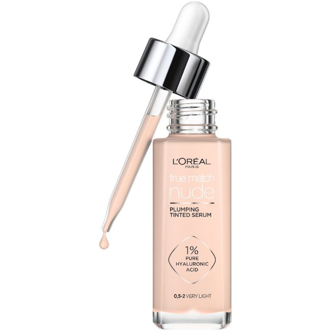 Тонирующая сыворотка для лица L'Oréal Paris True Match Nude Plumping 30 мл Very Light 0,5-2 Тонирующая сыворотка для лица L'Oréal Paris True Match Nude Plumping 30 мл Very Light 0,5-2