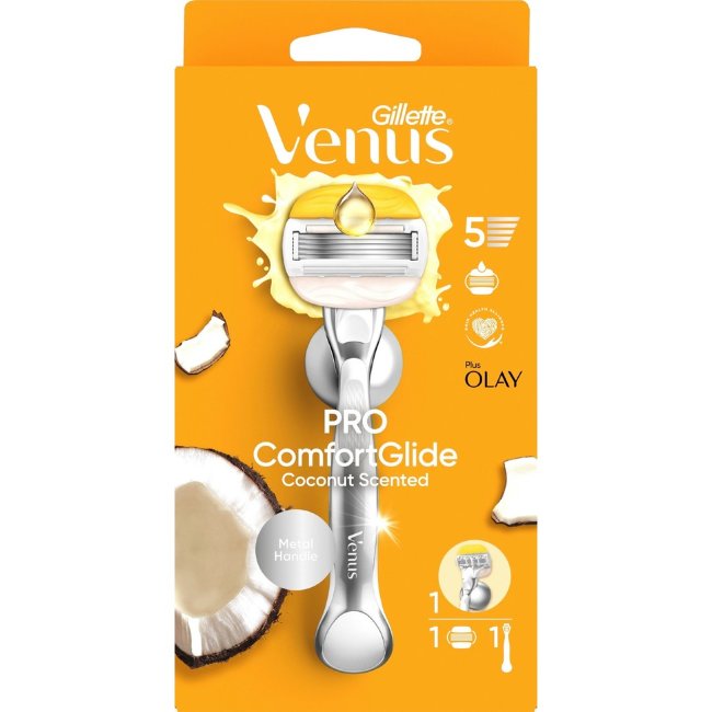 Станок для бритья для женщин Gillette Venus Comfortglide Coconut с Olay