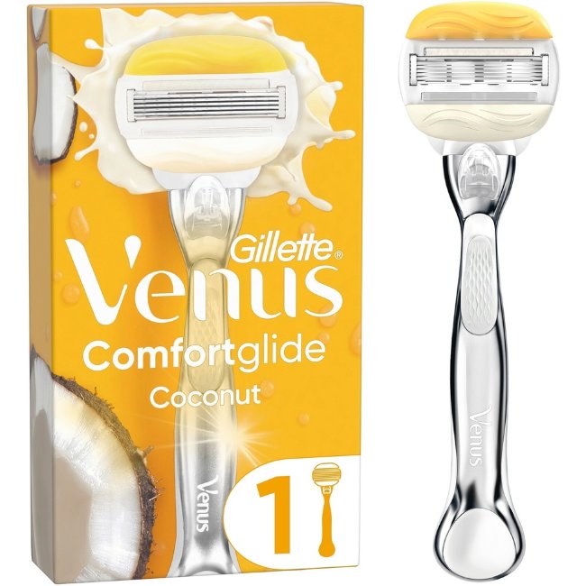 Станок для бритья для женщин Gillette Venus Comfortglide Coconut с Olay